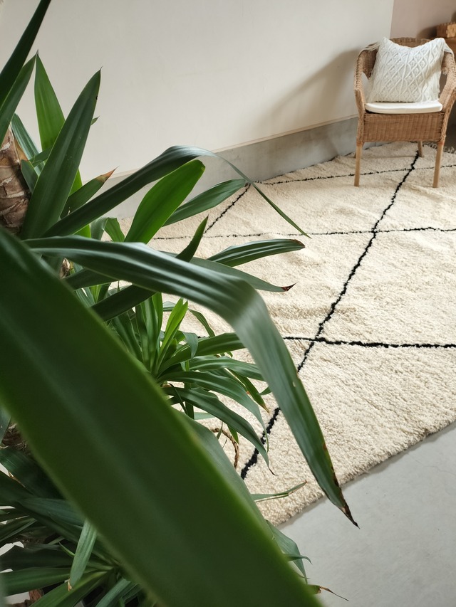 Moroccan rug 290✕214cm No.445