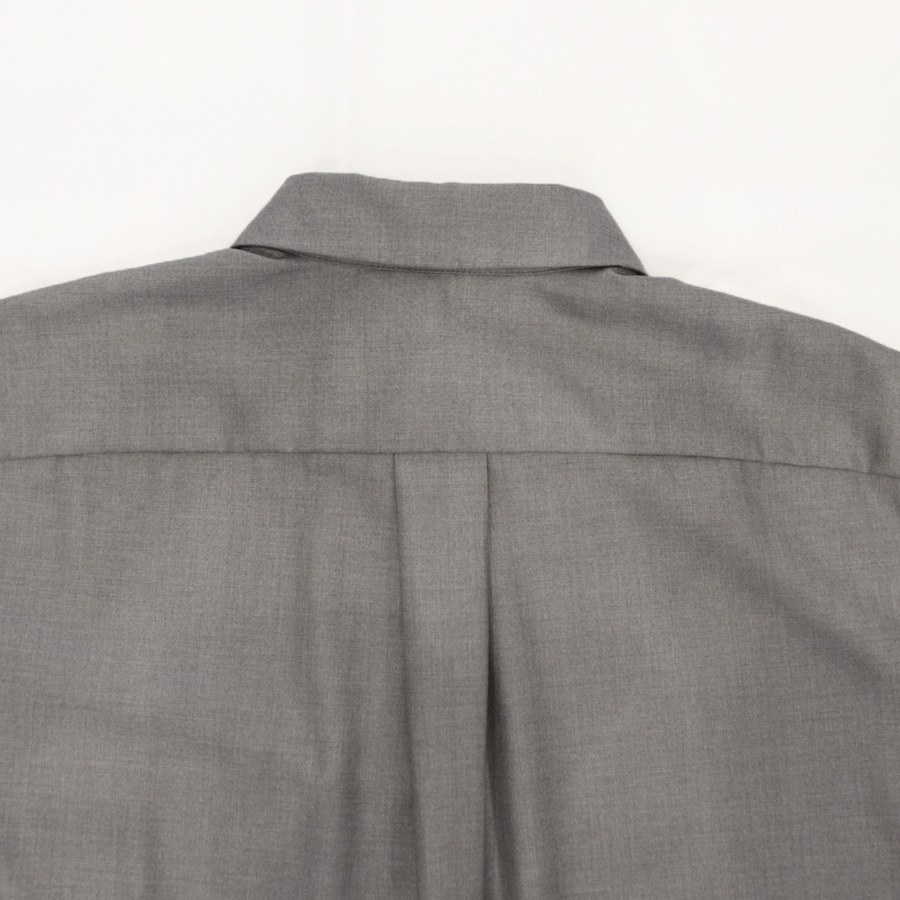 アンヌ amne 【 GABARDINE classic shirts シャツ 】 グレー Heather 