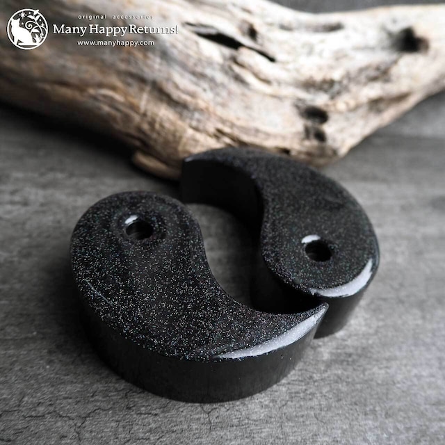 or-2050 魔除けの勾玉オルゴナイト☆アークナイト＆隠岐オブシディアンNEO・TAOオルゴナイトアミュレット