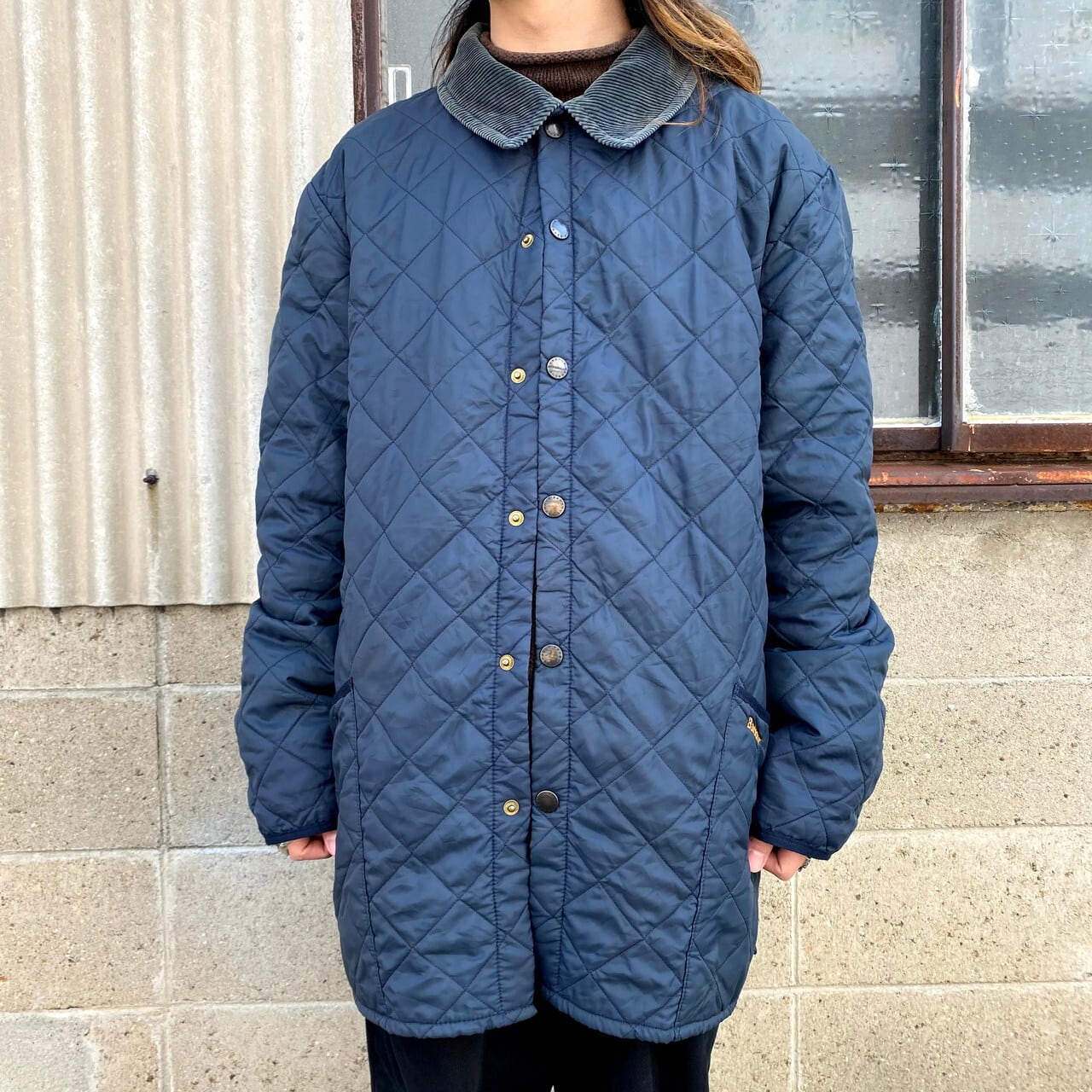 Barbour / バブアー | 1990s | 90s VINTAGE ヴィンテージ 3ワラント LIDDESDALE リッズデール キルティング ジャケット | M | カーキ | メンズ