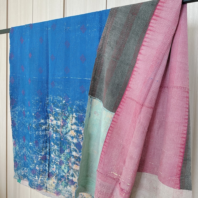 インド ヴィンテージカンタキルト VK003 | 130cm × 200cm