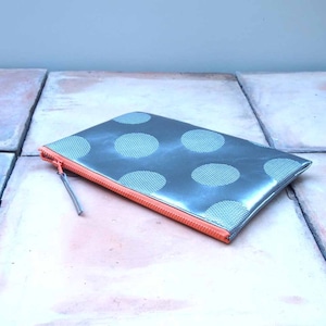 HANA (バッグ)水玉エナメルシリーズ 6 ポーチ <受注制作品>