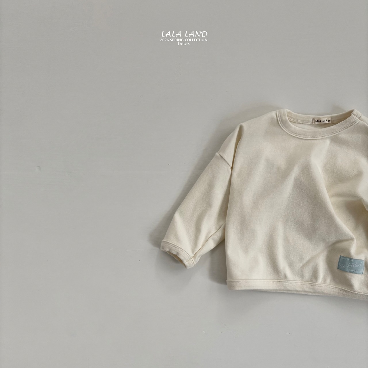LALALAND 26/SS (Baby)Ribbed lap-back tee