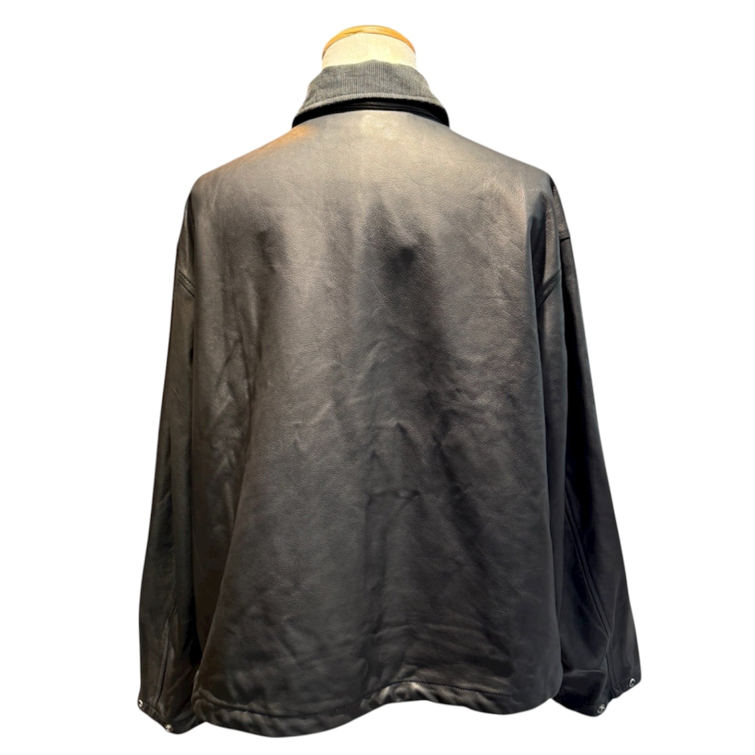 REMI RELIEF / Leather Coach Jacket Black | 【FLAGS】メンズ