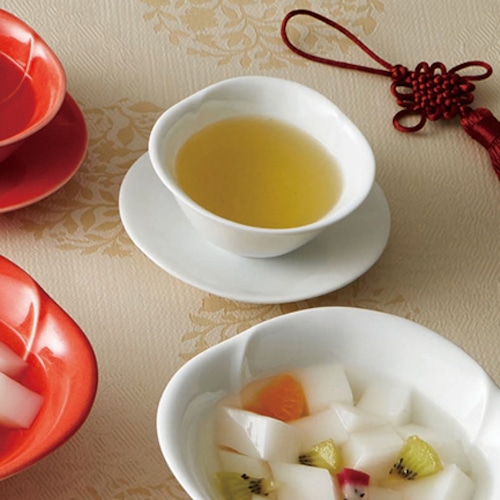 玉椿　煎茶碗　白磁　ティーカップ　tamatsubaki　miyama　深山　美濃焼
