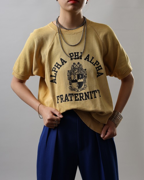 1960-70's Alpha Phi Alpha / Short Sleeve Sweat Shirt