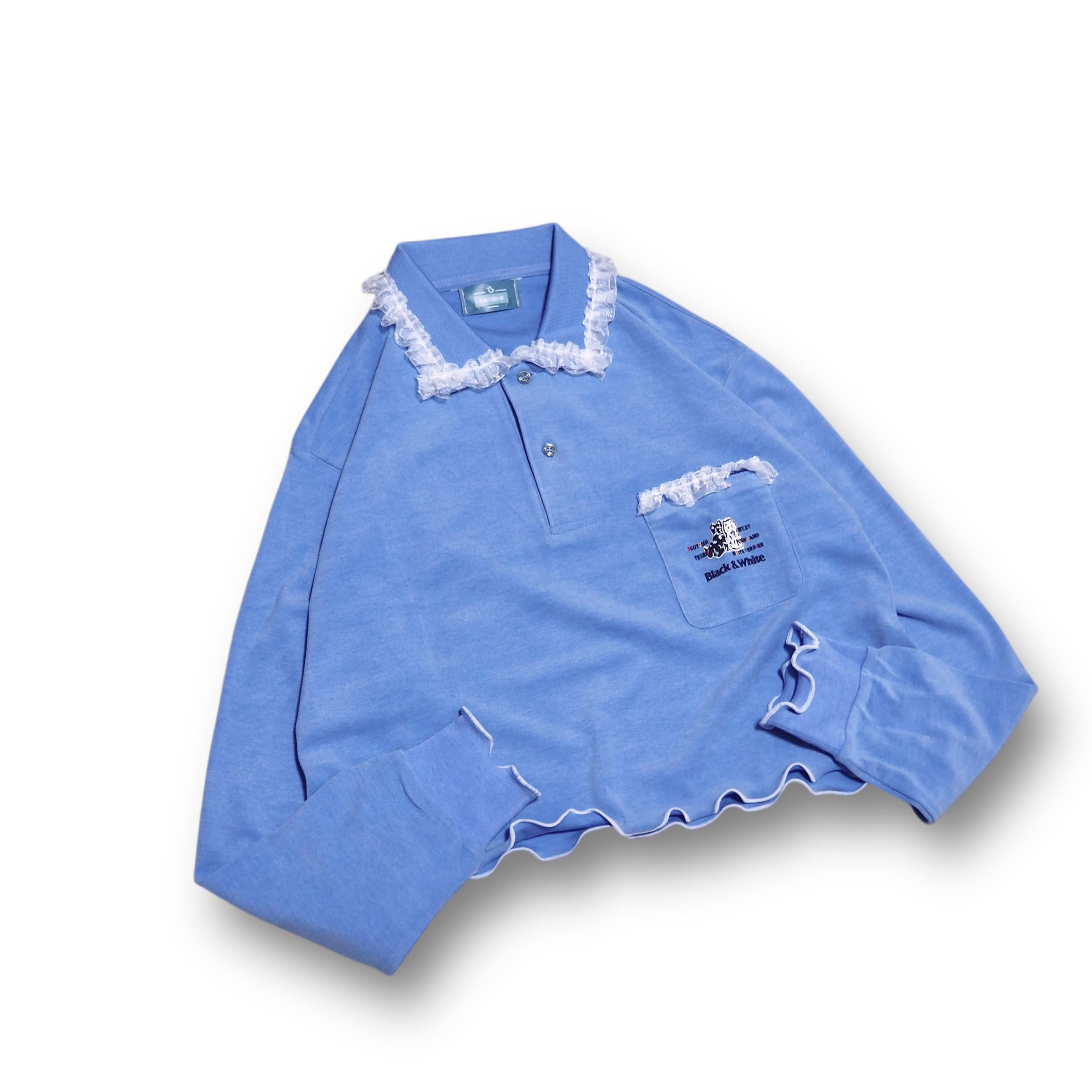 【 REMAKE】メロウフリルポロシャツ|Ladies