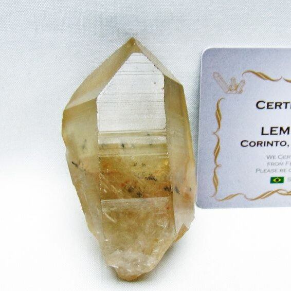 レムリアンシード シトリンクォーツ 原石 ブラジル ミナスジェライス州 コリント産 一点物 171-7254
