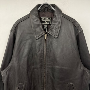 Eddie Bauer used leather jacket SIZE:L S4