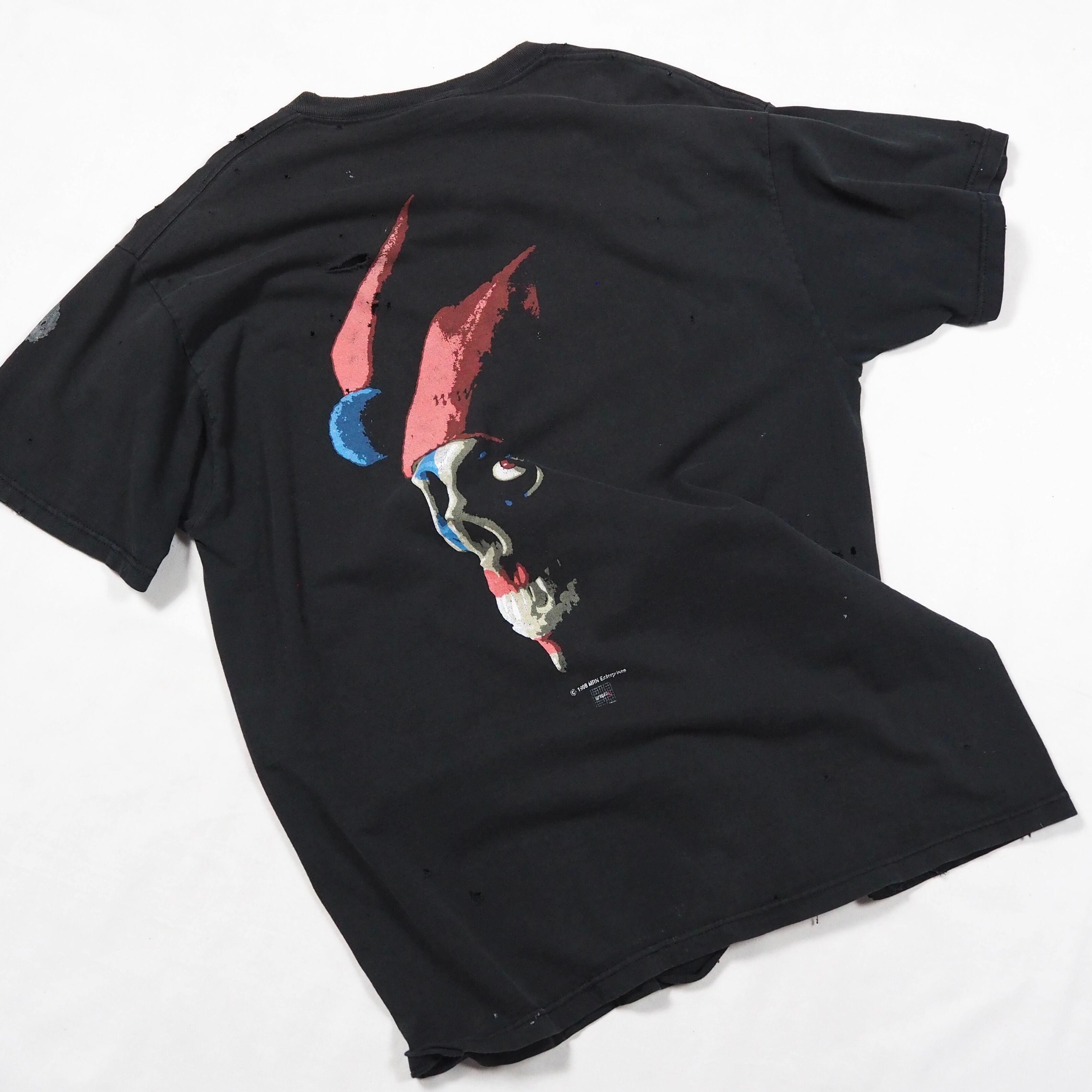 90's GRAFFIX JESTER CLOWN T-shirt XL【Boro】グラフィックス ジェスタークラウン Tシャツ