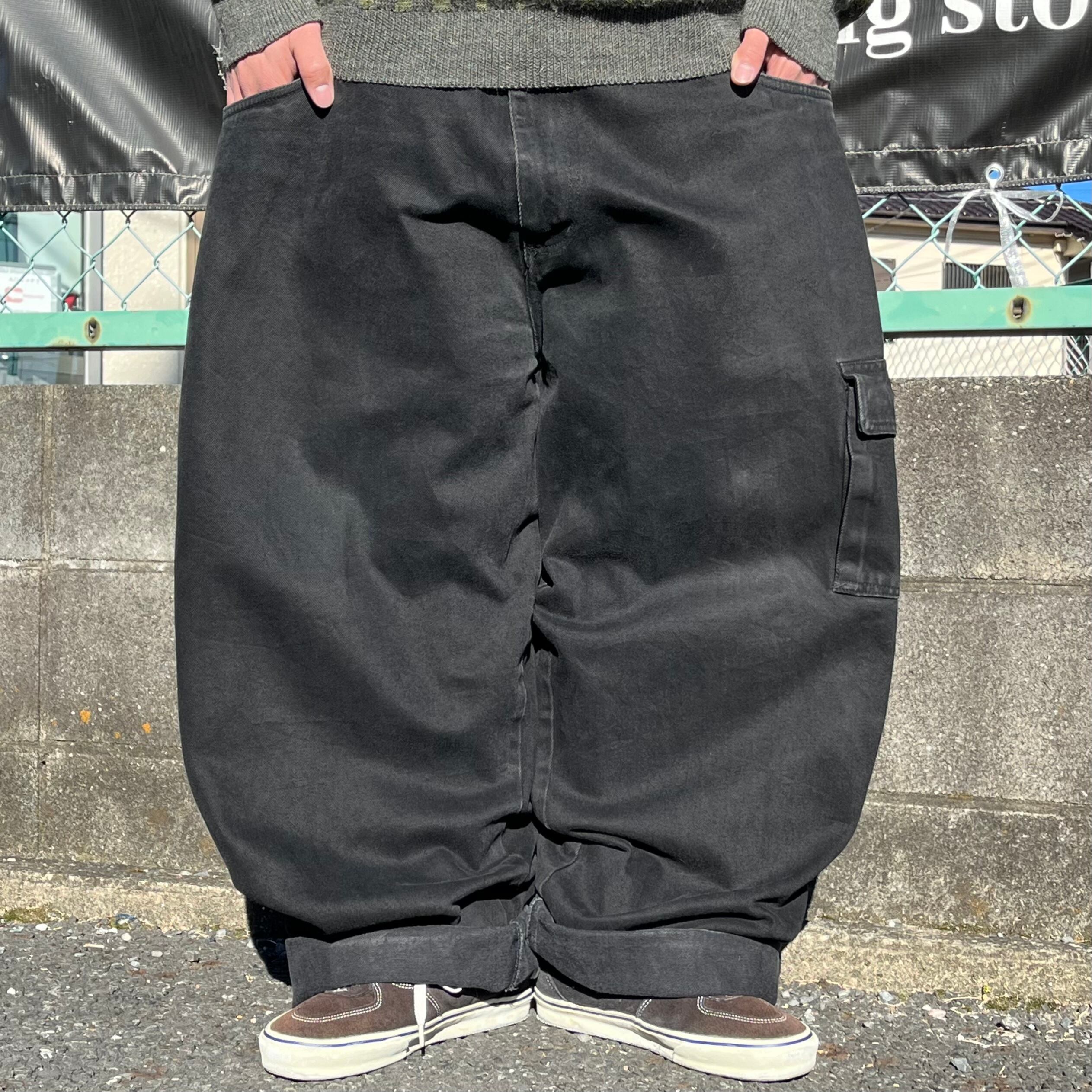 K OFFWHITE オフホワイト バギー 90's FIT パンツ ブラック-