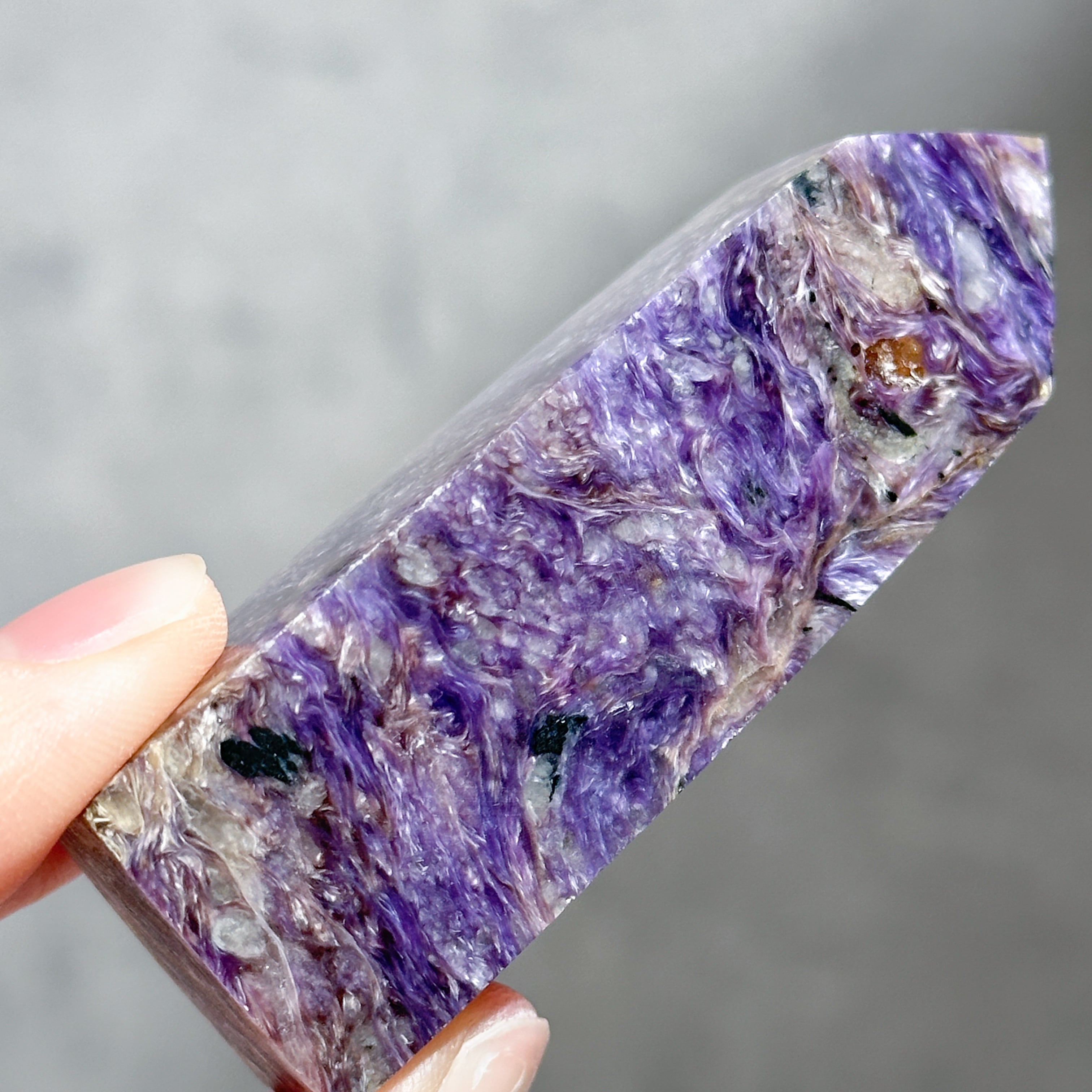 チャロアイト タワー41◇ Charoite ◇天然石・鉱物・パワーストーン