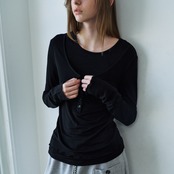 Épure Sheer Henley Top F0576