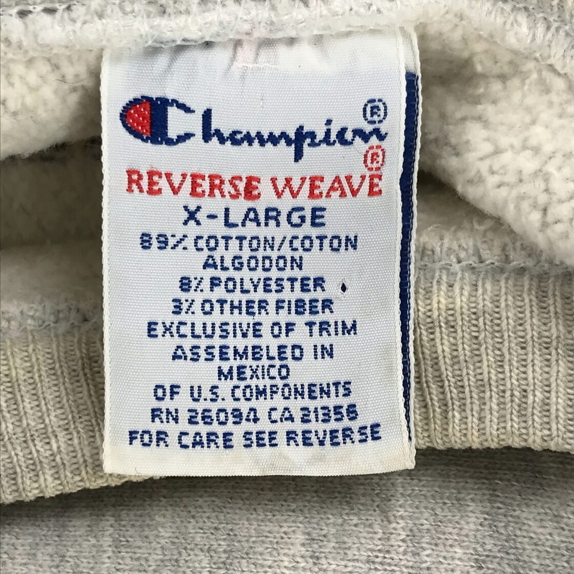 CHAMPION チャンピオン 90年代 刺繍 タグ リバースウィーブ 両面ワン 