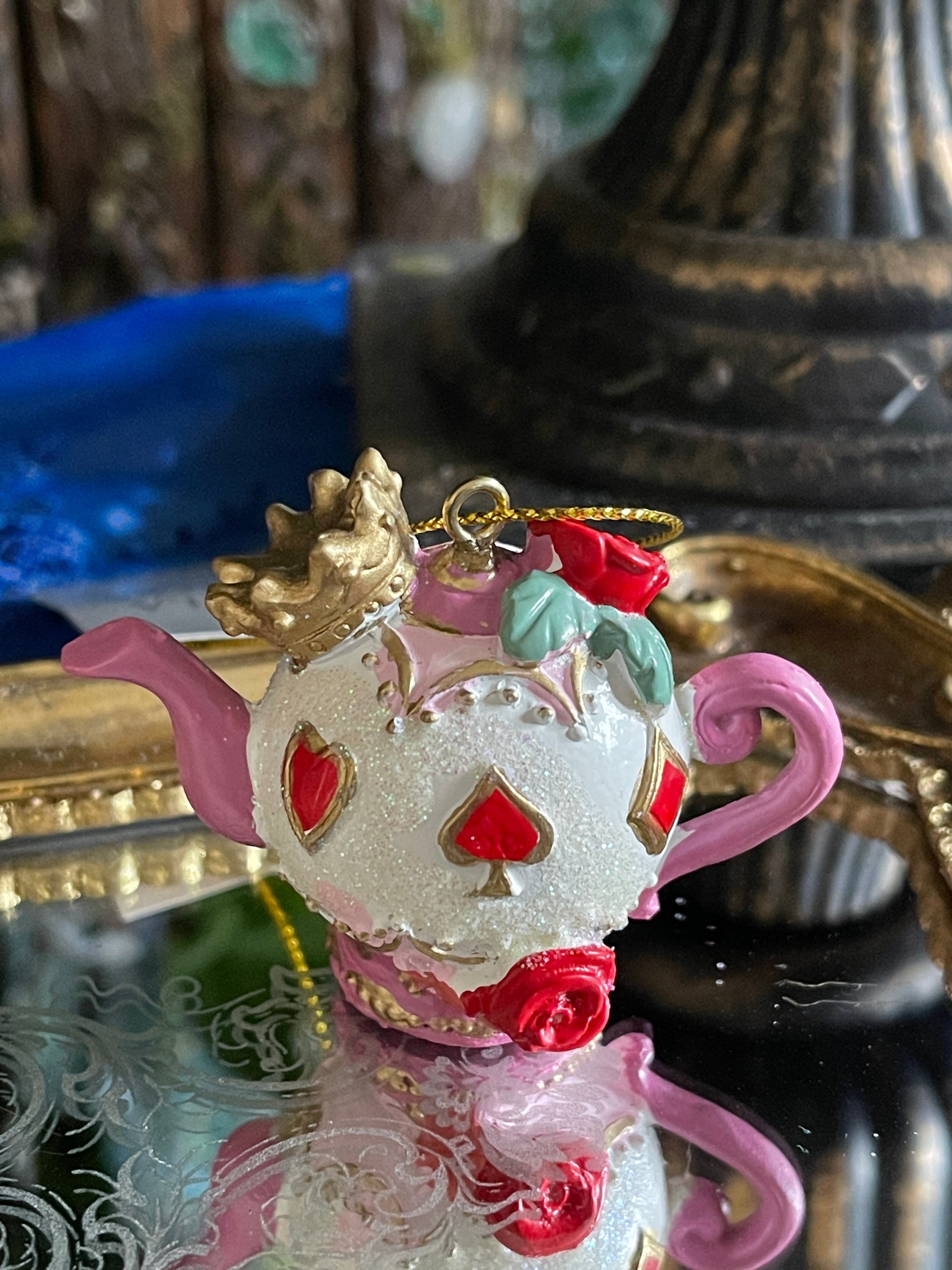 Gisela Graham London Alice 不思議の国のアリス ティーポット オーナメント Merry Unbirthday Gisela Graham London Alice 不思議の国のアリス ティーポット オーナメント Merry Unbirthday