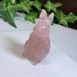 21.可愛いうさぎさん・ローズクォーツ