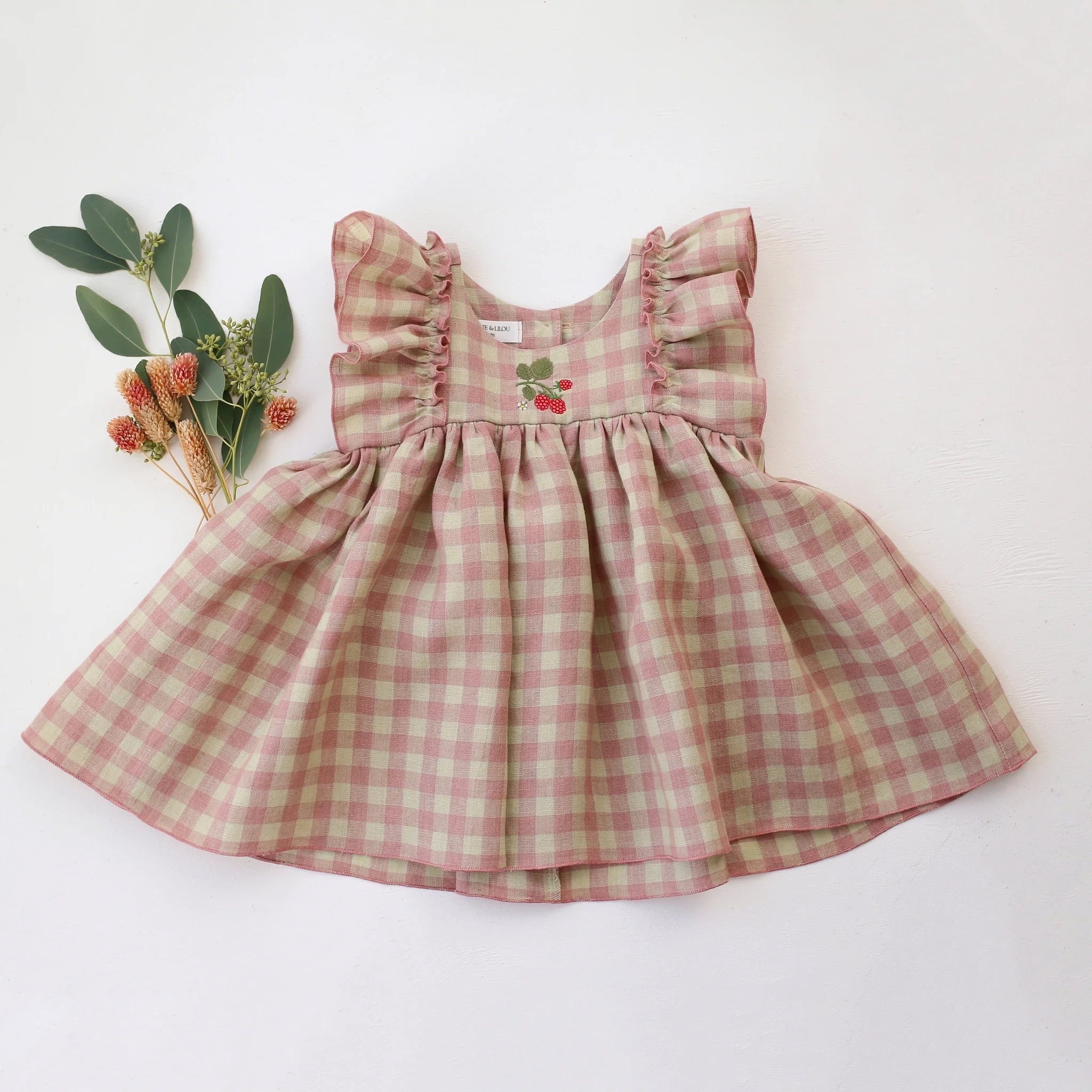 【予約】Dannie and Lilou / LINEN / Ruffled Babydoll Bodice Top