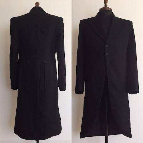 Antique Long Black Morning Coat