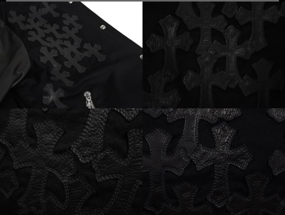 CHROME HEARTS クロムハーツ Letterman レターマン スタジャン