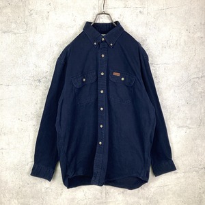 カーハート ワークシャツ レザータグ