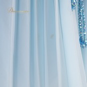 パーティドレス ワンピース ドレス ブルー系 水色 スパンコール ビーズ レース プリーツ ダンス パーティ 発表会 キャミソール 華やか おしゃれ ステージ 衣装 フォーマル ショー 女性用 かわいい