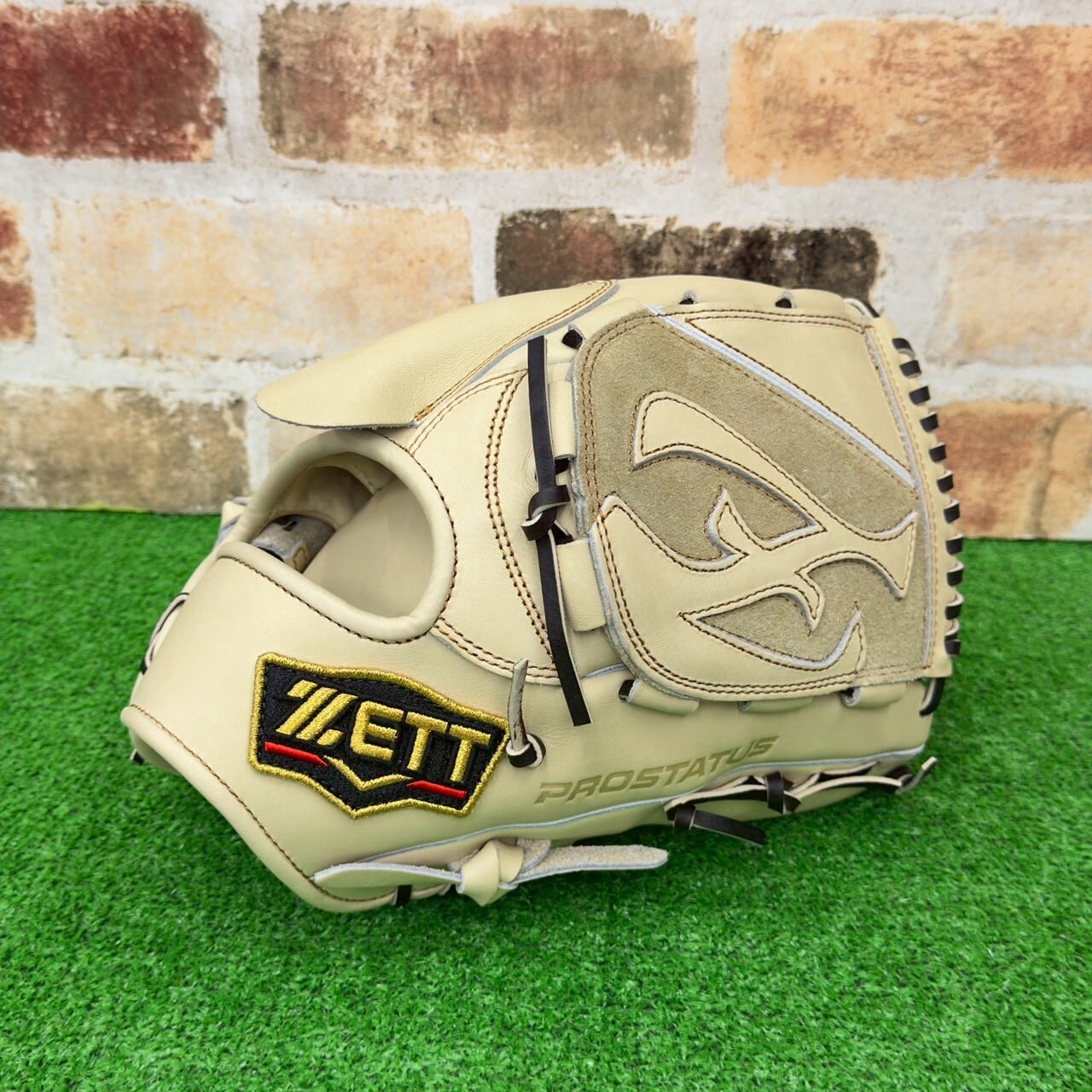 限定】ZETT ゼット PROSTATUS 軟式グラブ 投手用 BRGB30281Q 型付け