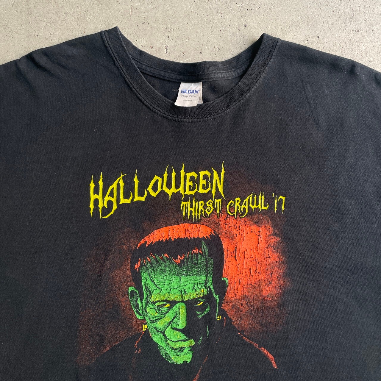 HALLOWEEN ハロウィン イベント ゾンビ ホラー プリントTシャツ メンズ 