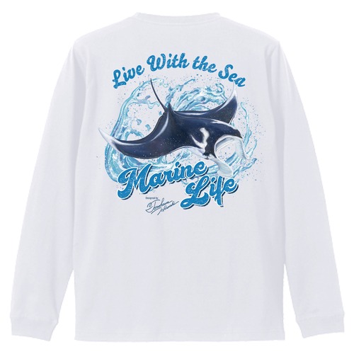 【長袖Tシャツ（ロンT） United Athle 5.6oz】ジャイアントマンタ