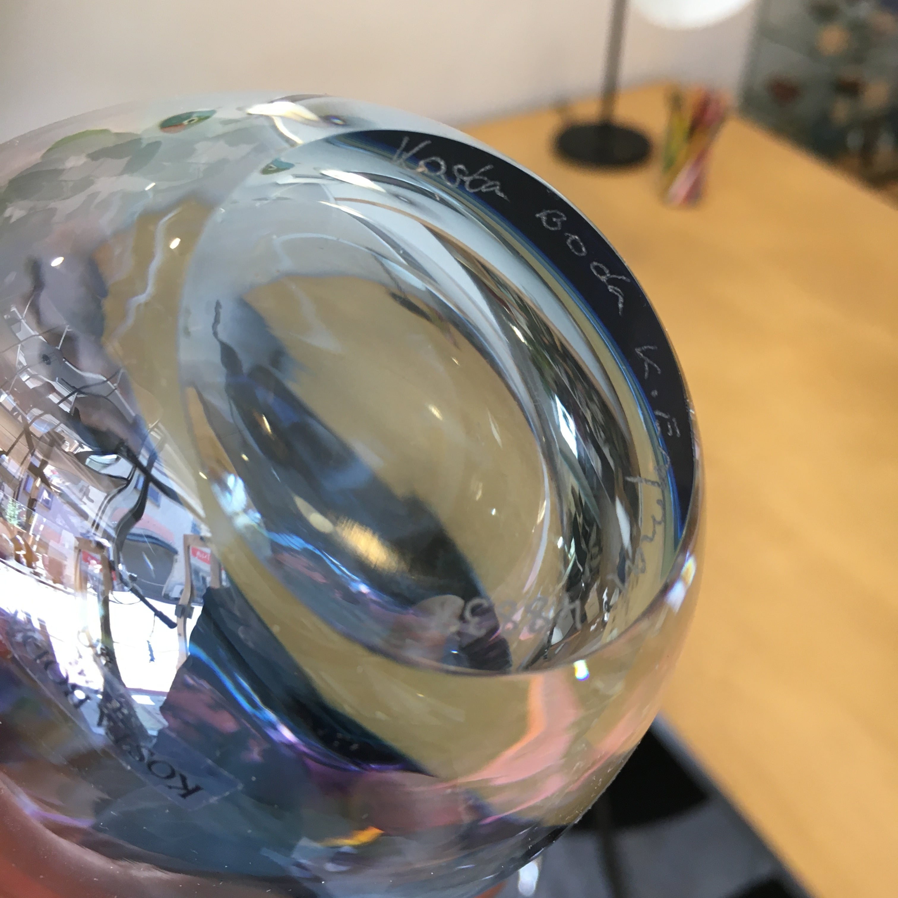 KOSTA BODA /コスタボダ ”fidgi bottle” 29cm ベース 花瓶 Kjell