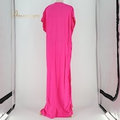 ベリーダンス 衣装 ガラベーヤ ピンク系 羽織り ワンピース ドレス スパンコール 刺繍 鮮やか キラキラ 華やか イベント ステージ 華やか 練習 レッスン かわいい 柔らかい生地