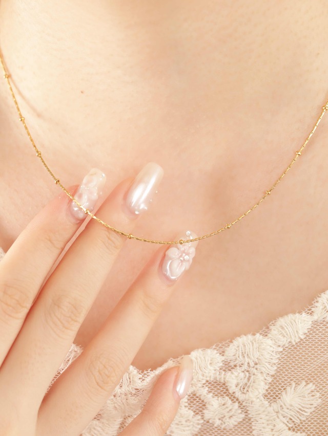 316L dot chain necklace  #n39