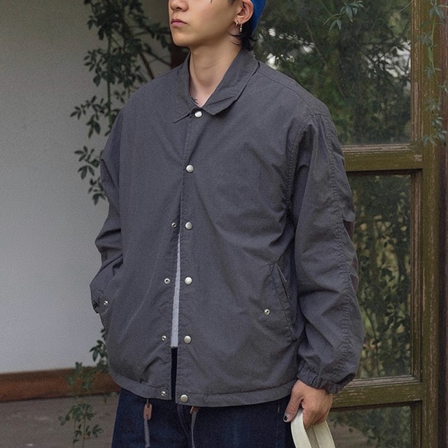 ワイドフォルム シンプルコーチジャケット a-1253