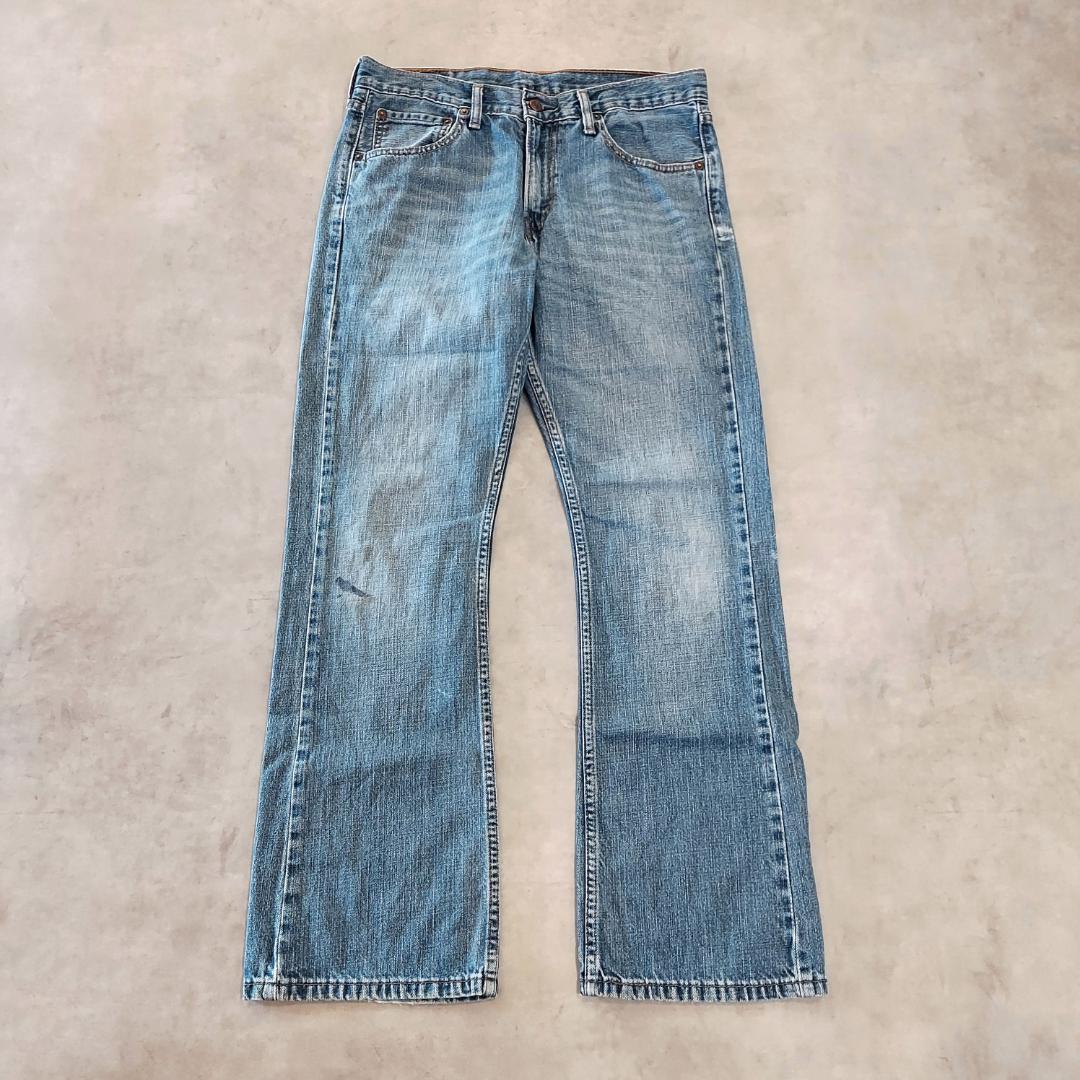リーバイス527 Levis W32 フレアデニム 青 古着 ブーツ 20093