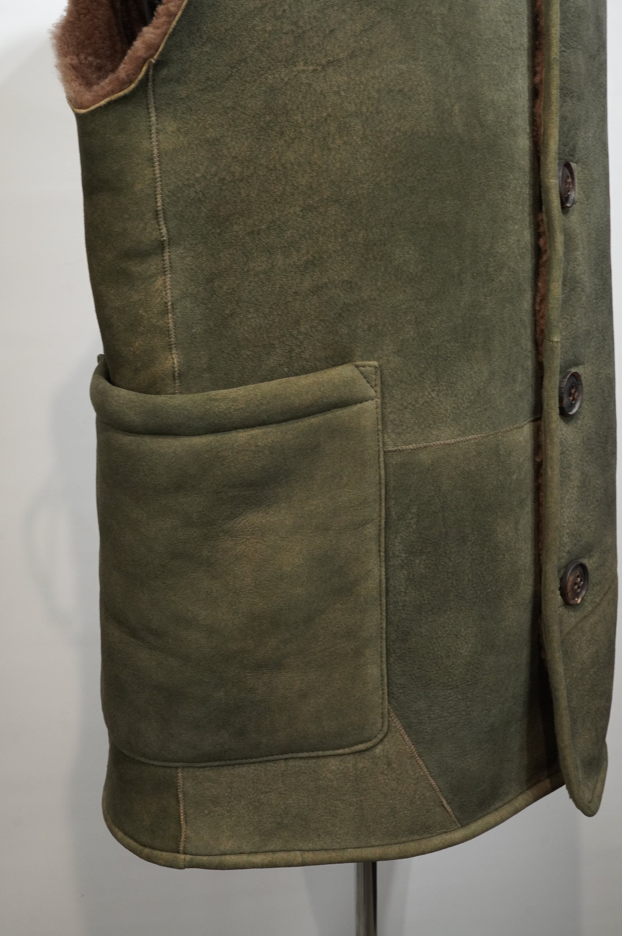 Nigel Cabourn / Sheepskin Mouton Vest | ARCD