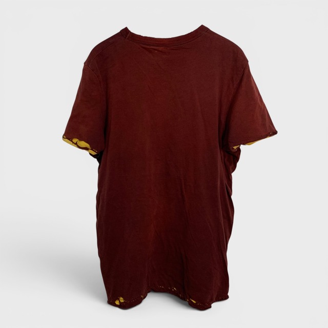 アバクロンビー&フィッチ リバーシブルTシャツ カレッジロゴ ダメージ加工 S