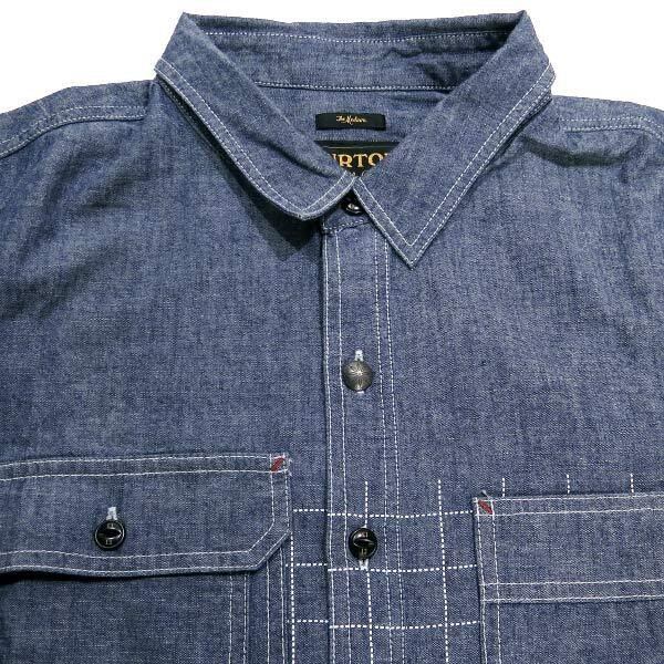NEIGHBORHOOD x BURTON 15AW ロングスリーブ シャンブレー ワーク