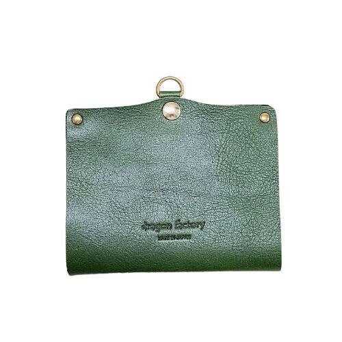 レザーマスクカバーMEN大(カーキ)【HASAMU】迷彩PVC仕様 dragonfactory