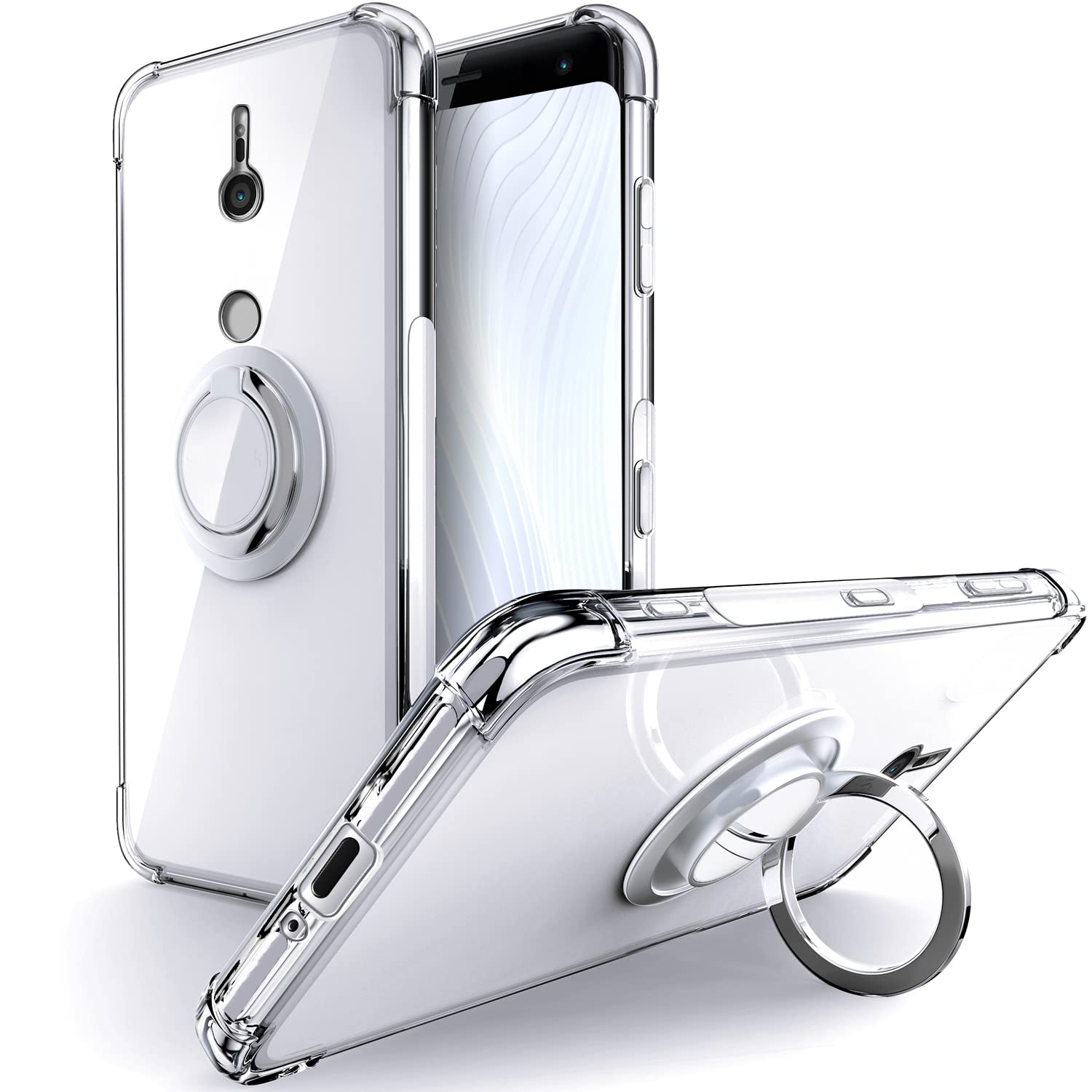 SHIELDS UP Xperia XZ3 ケース リング付き SO-01L SOV39 カバー 回転