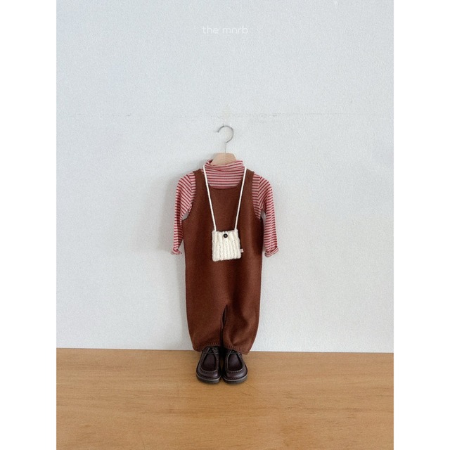 《予約》minirobe ¨ teddy knit overall