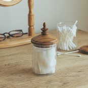 Wood Classic Glass Canister