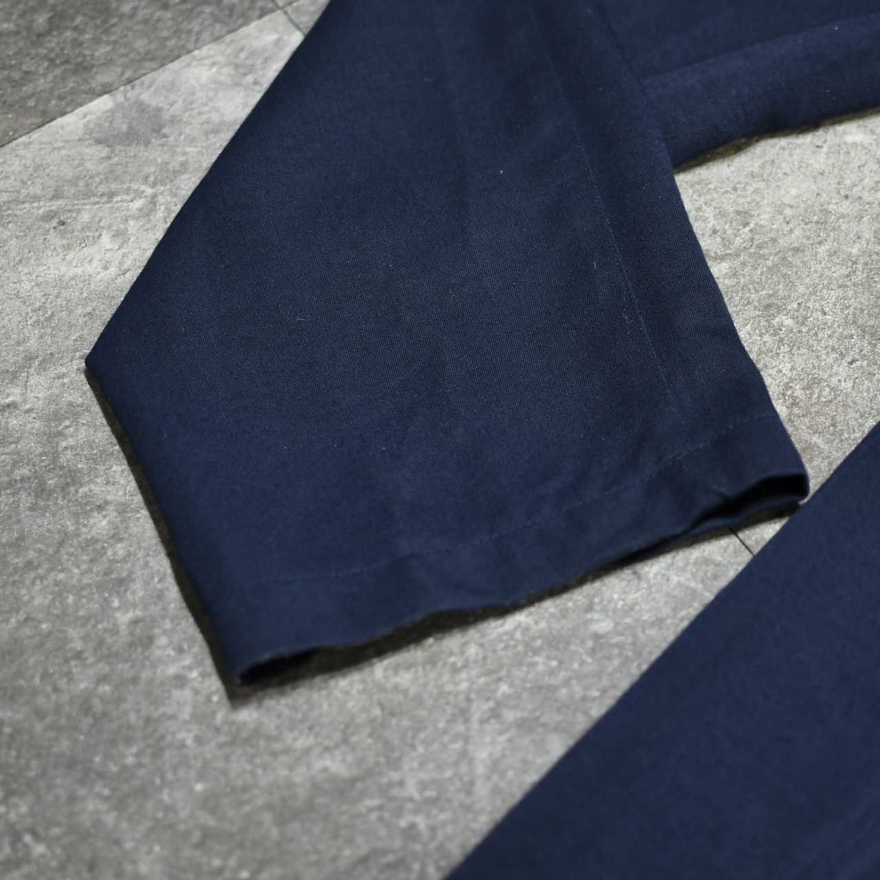 design rayon slacks navy