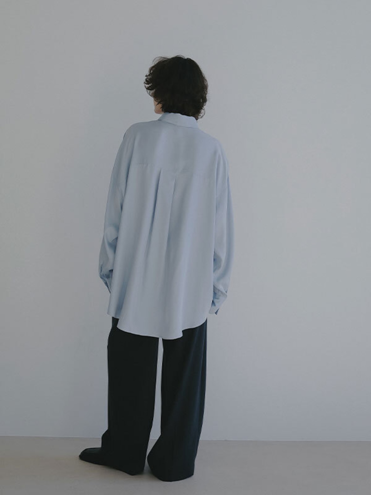 ETRE TOKYO キュプラネクタイオーバーサイズシャツ