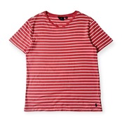 00s Polo Ralph Lauren ポロラルフローレン ボーダー Vネック 半袖 Tシャツ M/ピンク系 メンズ
