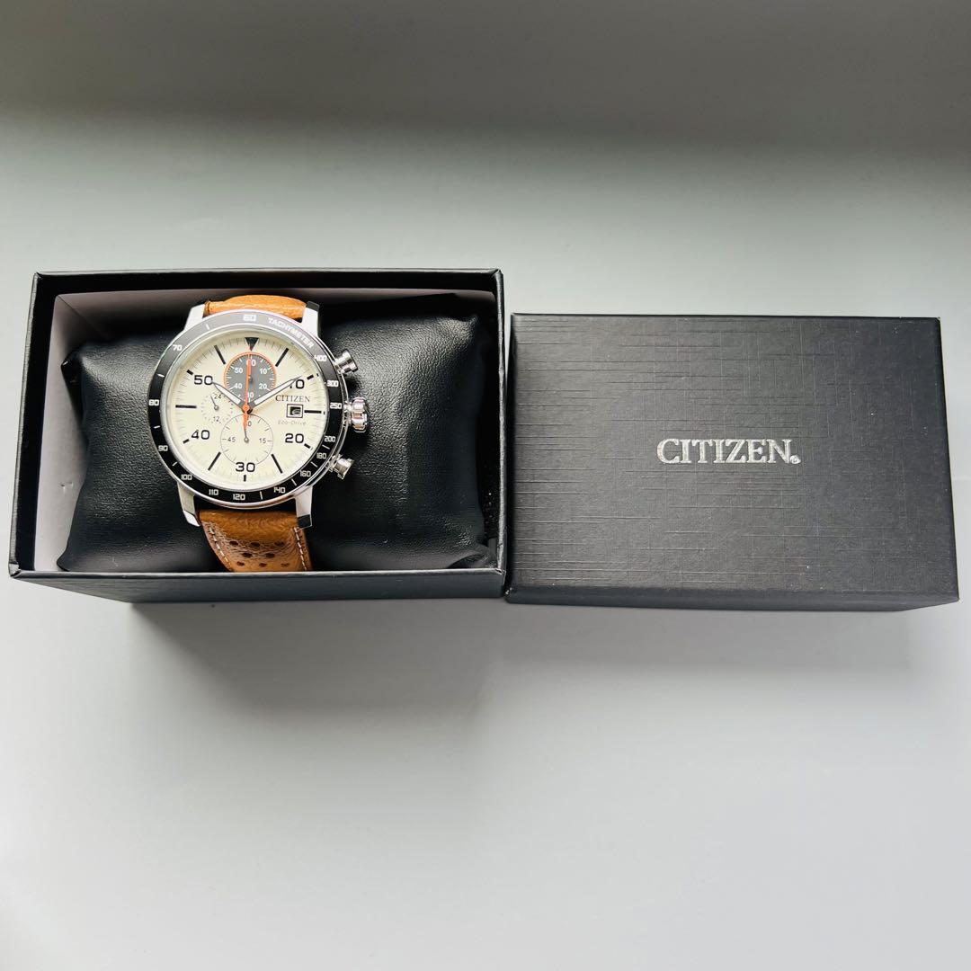 CITIZEN シチズン 腕時計 エコドライブ 電池交換不要 ブラウン メンズ