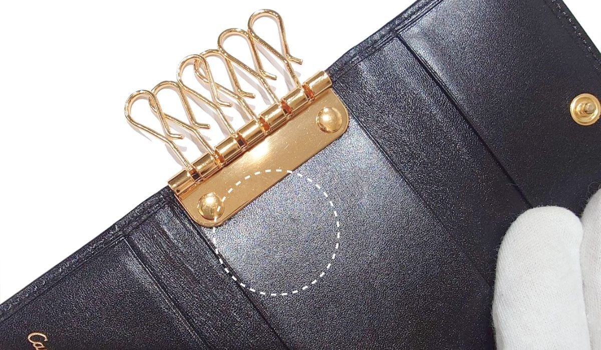 Cartier カルティエ パシャ 6連キーケース レザー ブラック 黒