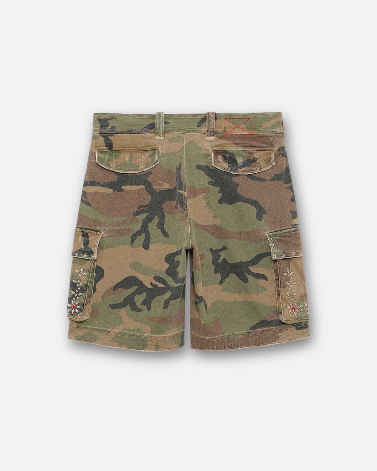 MLVINCE / studded military cargo shorts