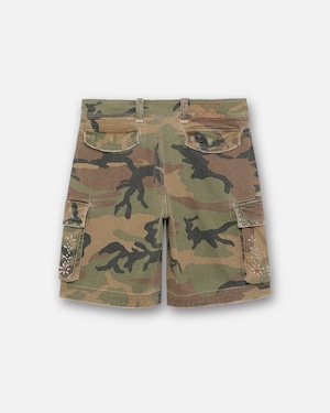 MLVINCE / studded military cargo shorts