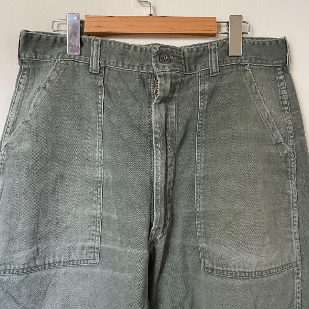 GD3 US ARMY 米軍 アメリカ軍 ベイカーパンツ 60s OG107 | ビンテージ