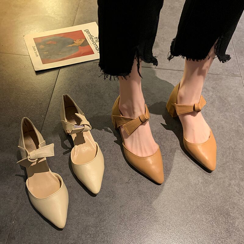 リボンサンダルサマースタイルシングル 靴 シューズ 夏物 部族の婦人靴99205680305