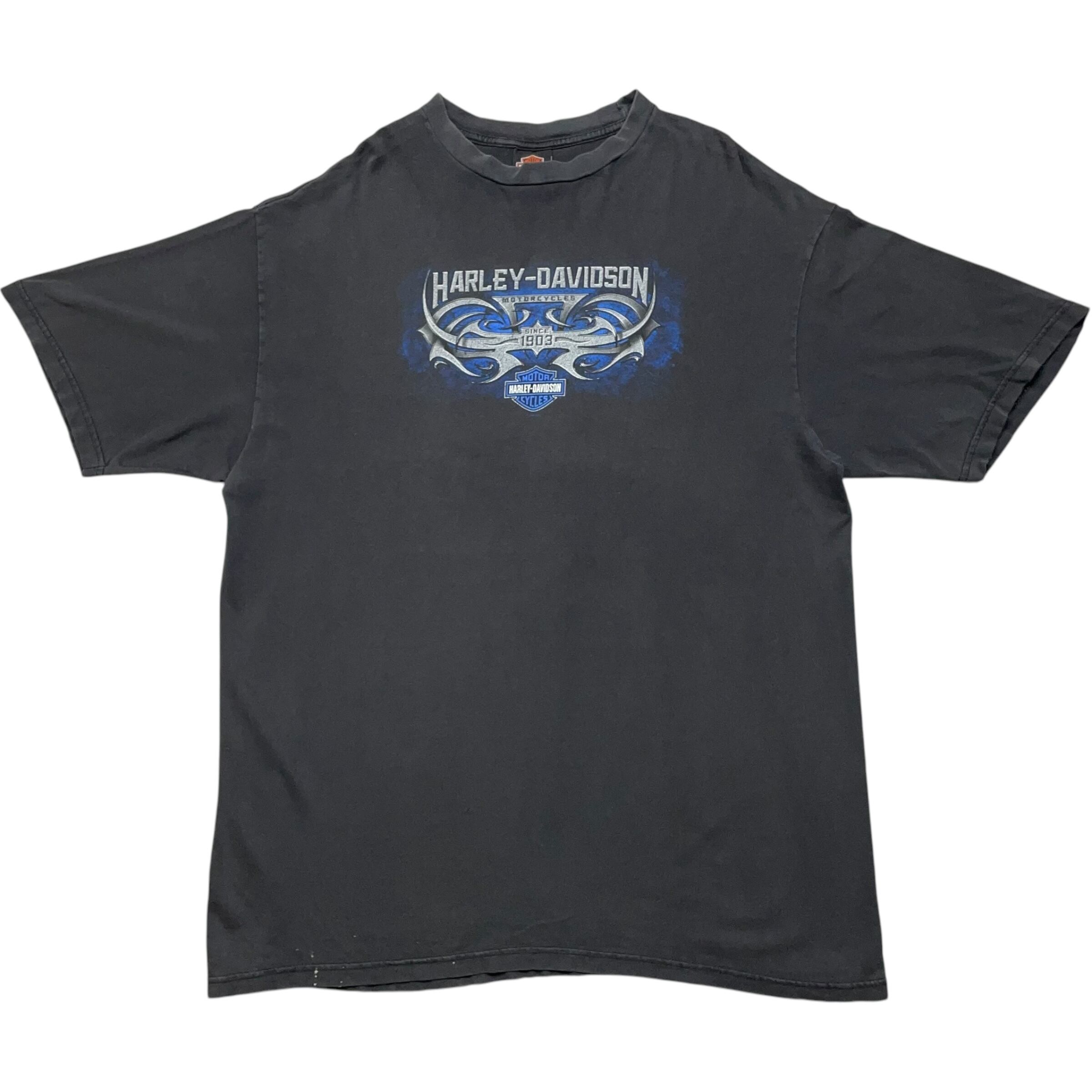 《XXL》 Harley-Davidson ハーレーダビッドソン Tシャツ 両面プリント ブラック no.6827